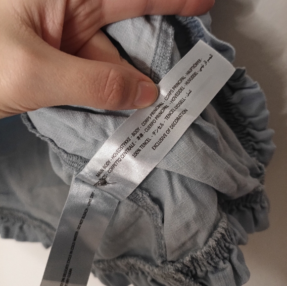 Ariat Eden Blouse Tencel Lyocell Light Blue Floral Women's Top Boho Paisley - Picture 9 of 10